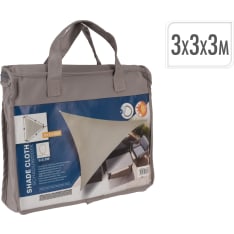 KM 3x3x3 m grey triangle sun sail