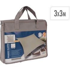 KM 3x3 m harmaa aurinkopurje