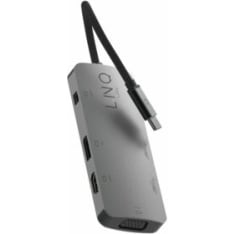 LinQ 7-in-1 Triple Display HDMI USB-C sovitin