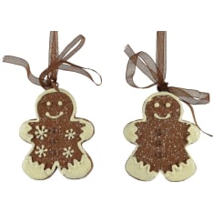 Decoris gingerbread Christmas tree decoration