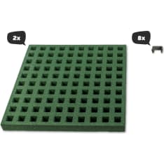 EXIT neliö Freezone turvamatto 54x54cm (2 kpl)