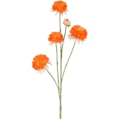 Mica Dahlia orange leafless 87cm artificial flower