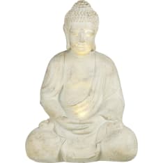 Mica Buddha 30x24x41 cm patsas aurinkokennovalaisimella