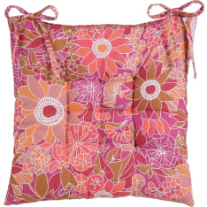 Mica Fleur 42x42x7 cm pinkki istuintyyny