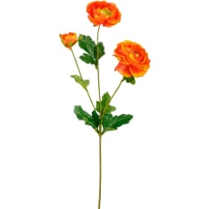 Mica Ranunculus 66cm oranssi tekokukka
