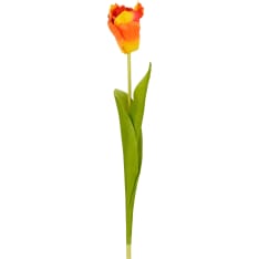 Mica Tulip 50cm orange artificial flower