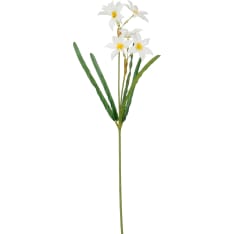 Mica Daffodil 57cm white artificial flower