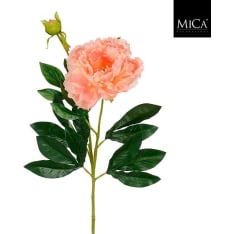 Mica Peony salmon 70cm artificial flower