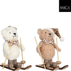 Mica skiing bear