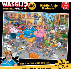 Jumbo Wasgij Original 46 Middle Aisle Madness! 1000p palapeli
