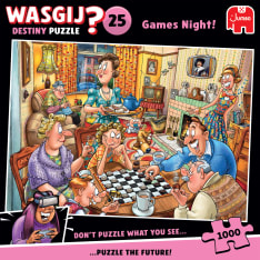Jumbo Wasgij Destiny 25 Games Night! 1000p palapeli