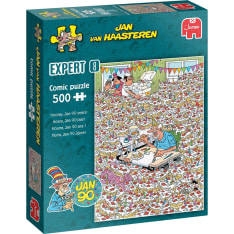 Jumbo Jan Van Haasteren Expert 8 Hooray Jan 90 years! 500p palapeli