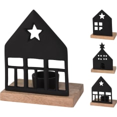 H&S house candle holder