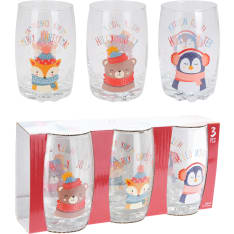 Km Christmas Christmas glass set 3 pcs