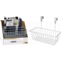 Storage Solutions white hanging storage basket