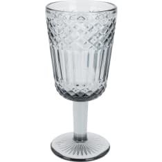 KM gray wine glass
