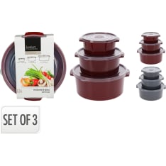 Excellent Houseware 3 kpl kulhosetti