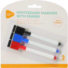 Whiteboard Marker 3 kpl valkotaulutussit