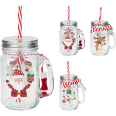 EH Christmas 450ml lasimuki kahvalla