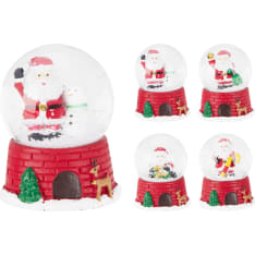 H&S joulupukki lumisadepallo
