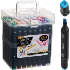 Jolly Craft Studio Twin Tip Markers 48 kpl tussi