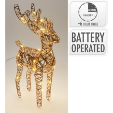 H&S 34cm 25led kultainen valoporo