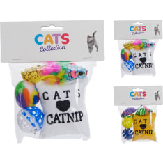 Cats 5-osainen kissan lelusetti