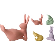 H&S yoga bunny figurine