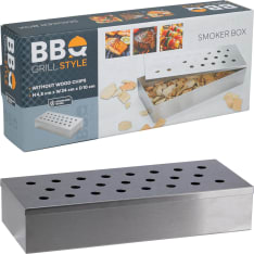 BBQ SMOKER BOX STAINLESS STEEL