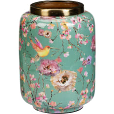 KM 30cm kukkakuvioitu maljakko