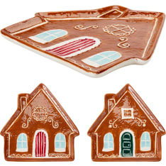 H&S Gingerbread House plate
