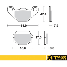 ProX brake pad set