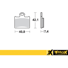 ProX KTM85SX '11-20 + Freeride 350 '12-17 rear brake pad kit