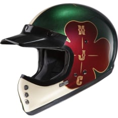 HJC V60 Ofera vihreä/valkoinen kypärä