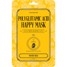 Kocostar Polyglutamic Acid Happy Mask tehokosteuttava naamio