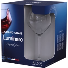 Luminarc Grand Chais 4 kpl 47cl viinilasi