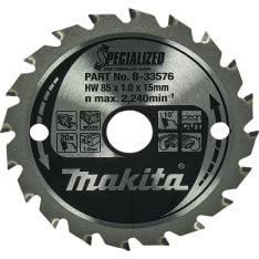 Makita 85x15x1,0 mm Z-20 pyörösahanterä