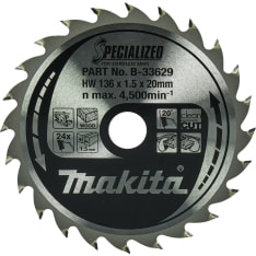Makita 136x20x1,5 mm Z-24 pyörösahanterä