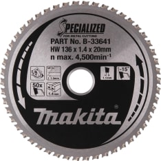 Makita 136x20Z1,4 mm Z-50 pyörösahanterä