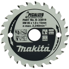 Makita 85x15x1,0 mm Z-24 pyörösahanterä