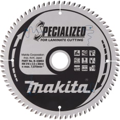 Makita 216x30x2,5 mm Z-72 pyörösahanterä