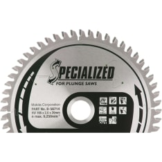 Makita B-56714 Plunge circular saws Circular saw blade HM 165 mm, Z-56