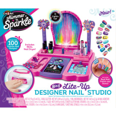 Cra-Z-Art Shimmer 'n Sparkle 8-in-1 Nail Salon With Dryer nail salon