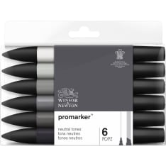 Winsor & Newton ProMarker Collector's Set Neutral Tones 6kpl tussilajitelma