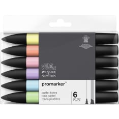 Winsor & Newton ProMarker Collector's Set Pastel Tones 6kpl tussilajitelma