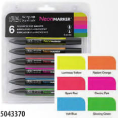 Winsor & Newton Promarker Neon 6 pc assortment