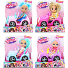 Dreameez pikkunukke avoautossa (lajitelma)