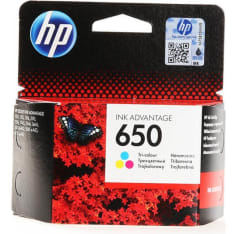 HP 650 Tri-colour mustekasetti