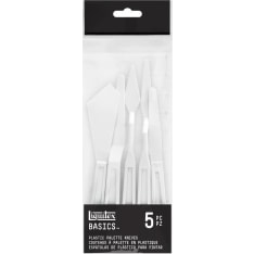 Liquitex plastic 5-piece palette knife set