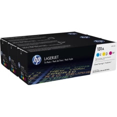 HP 131A 3 pack laser toner cartridge